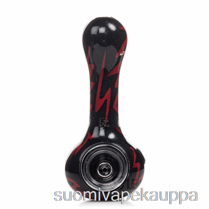 Vape Netistä Eyce Oraflex Switchback Silikonilusikka Musta/punainen